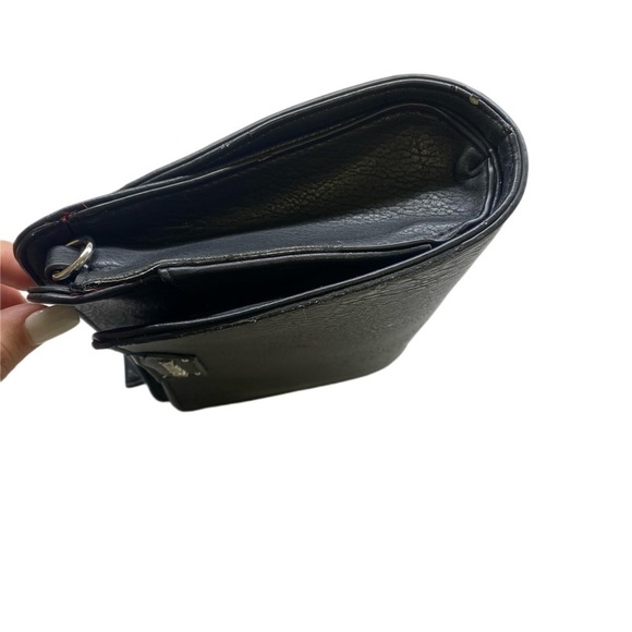 Enzo Angolini Clutch Handbag - Black & Red - Picture 3 of 8